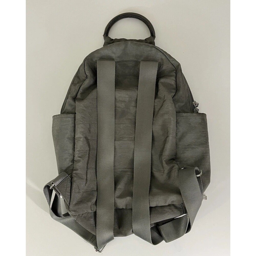 BAGGALLINI All Day AntiTheft RFID Protection Nylon Backpack GREY - Picture 2 of 7